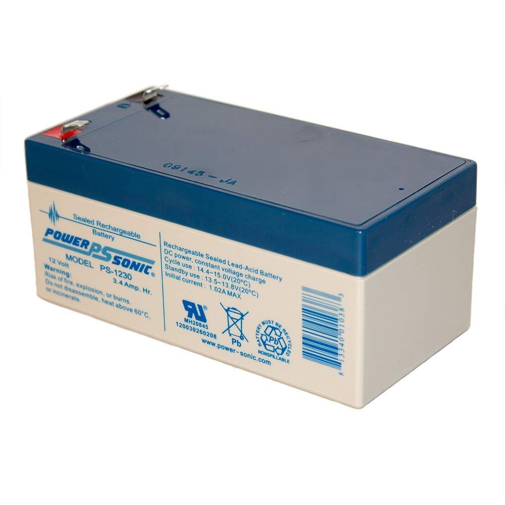 Power Sonic PS-1230 installed in UPS cabinet demonstrating compact fit and dependable standby power