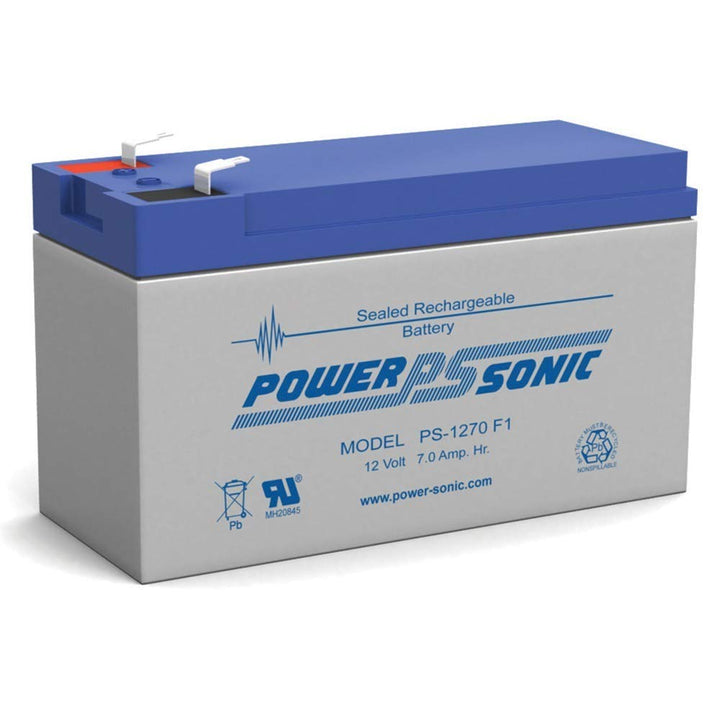 Power Sonic PS-1270 front view showing label and compact design for easy installation