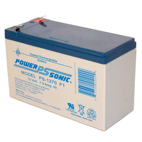 Power Sonic PS-1270 F1 terminal close-up showing secure connector fit and reliable contact