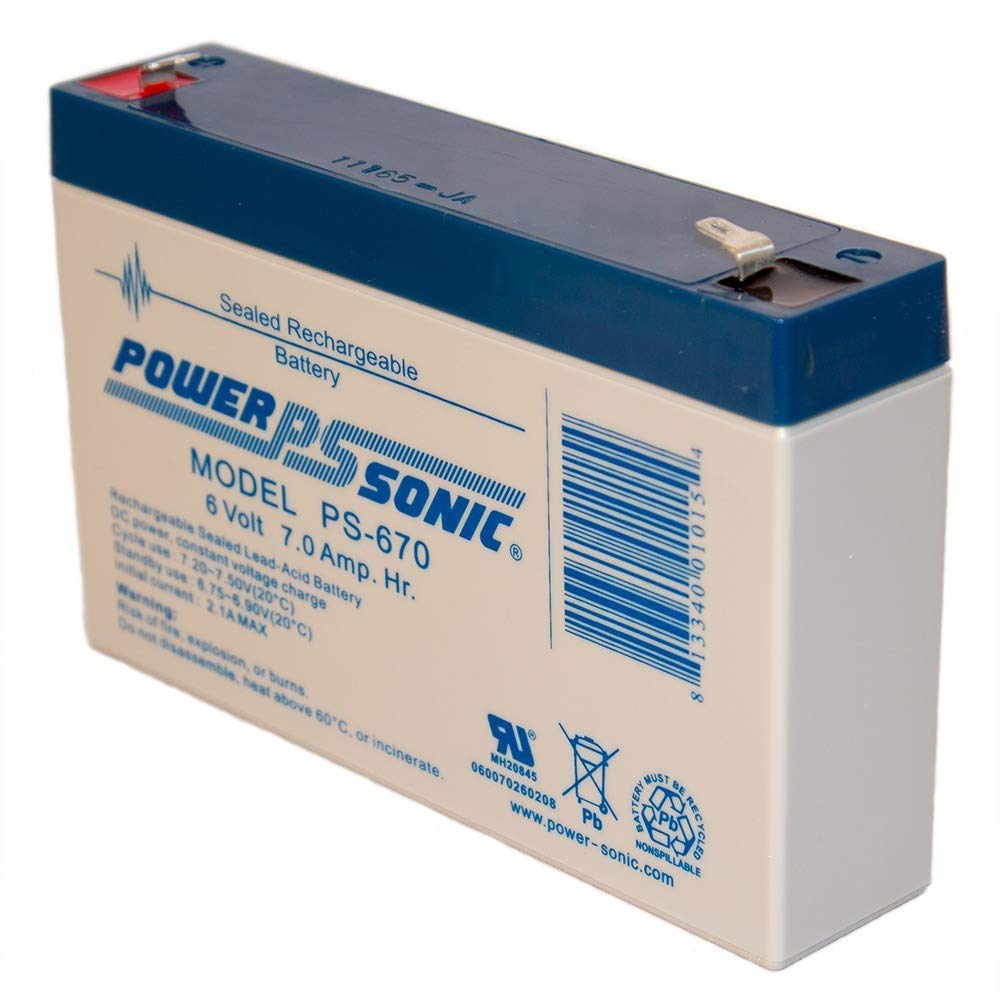 Power-Sonic PS-670 terminal closeup highlighting robust posts for secure connections and reliable contact
