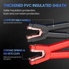 POWERBEST full 30 ft cable stretched between two vehicles for reach