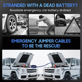 POWERBEST car in use during roadside jump showing reliable engine restart assistance