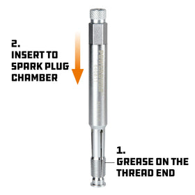 Powerbuilt close-up of thread profile showing precise cutting and cleaner threads