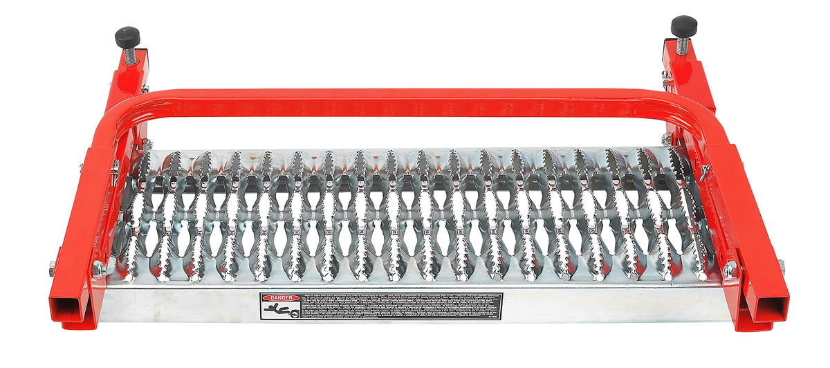Powerbuilt close-up of cheese grater steel surface delivering reliable traction