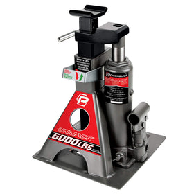 Powerbuilt Unijack front view showing compact design and load capacity benefit