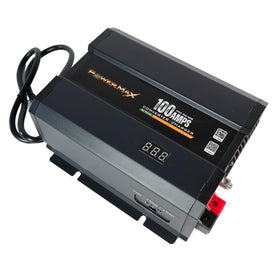 PowerMax PM3-100LK front panel showing controls and vents for quiet operation