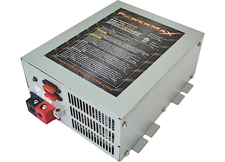 PowerMax PM3-55LK front panel showing terminals and mounting, benefiting easy installation