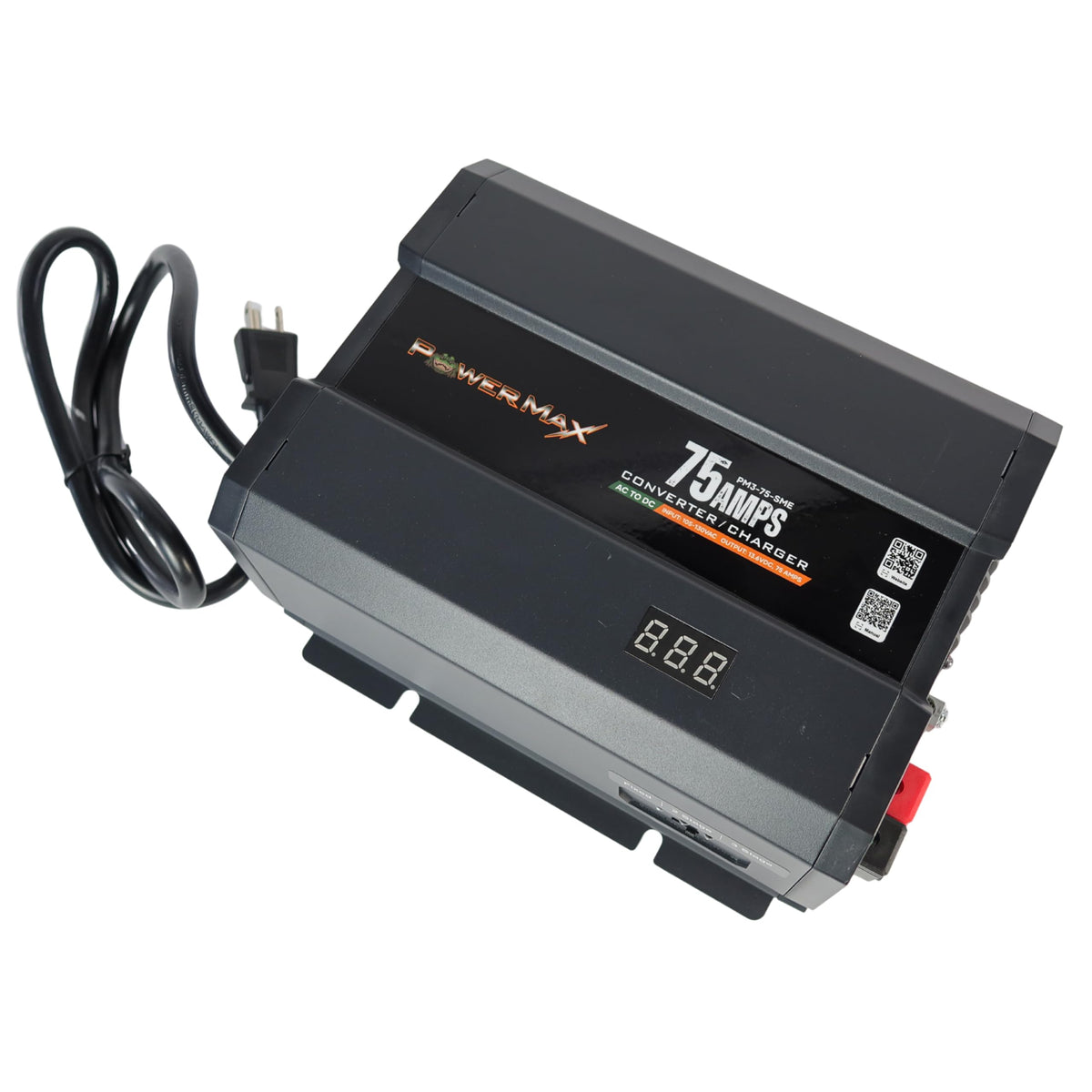 PowerMax PM3 front panel showing LEDs and controls for reliable status viewing