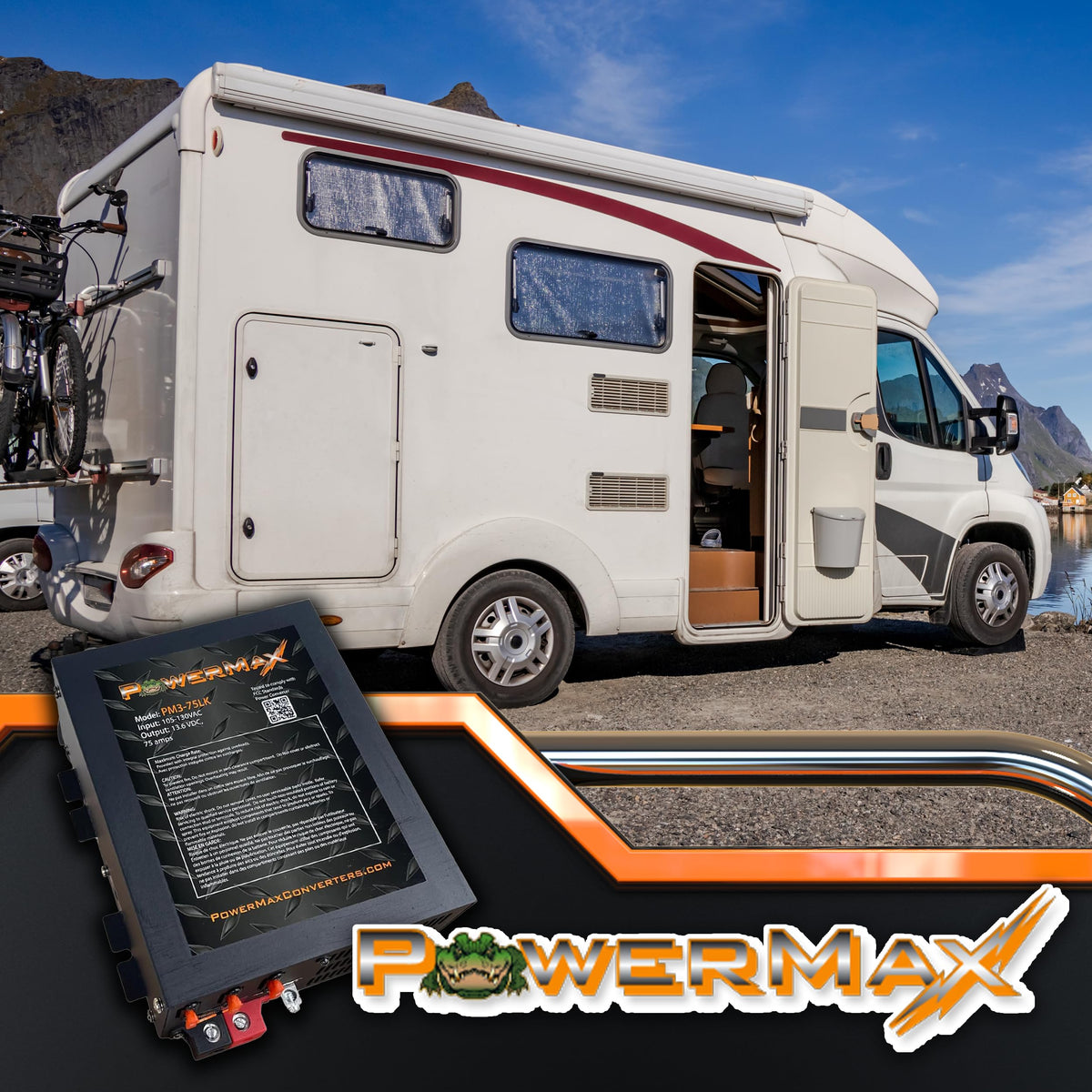 PowerMax PM3 held in hand to show compact size and easy replacement fit