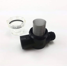 PowerMax pump next to a hand for scale showing compact, lightweight benefit