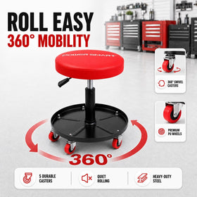 PowerSmart under-seat storage filled with sockets and wrenches for improved workflow