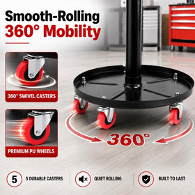PowerSmart side profile at adjusted height showing 18 to 23 inch range benefit