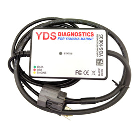 POWERSPORTS DIAGNOSTICS Y.D.S. connected to boat ECU demonstrating live data readout for faster troubleshooting