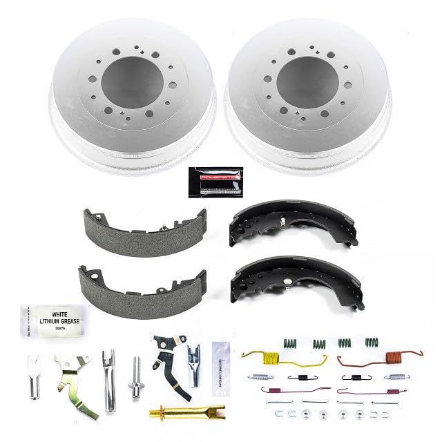 PowerStop close-up of coated drum surface highlighting corrosion resistance and durability