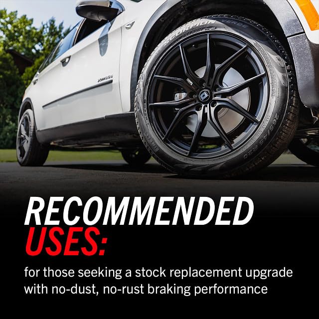 PowerStop fully coated rotor braking face highlighting corrosion resistance benefit
