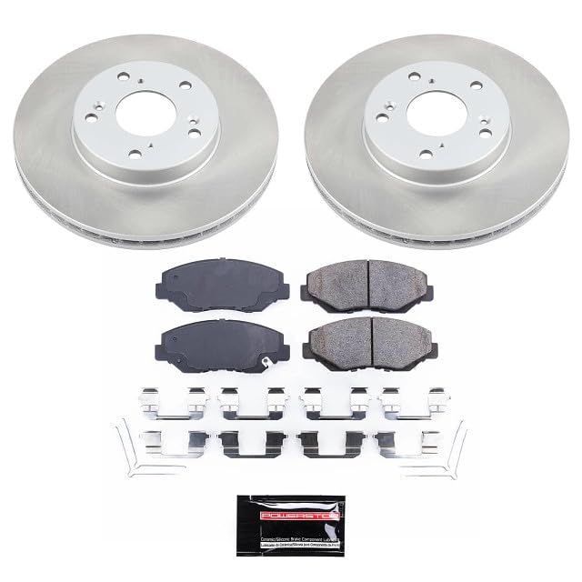 PowerStop Z17 ceramic pad surface close-up highlighting low-dust texture and quiet benefit