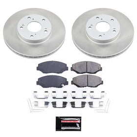 PowerStop Z17 ceramic pad surface close-up highlighting low-dust texture and quiet benefit