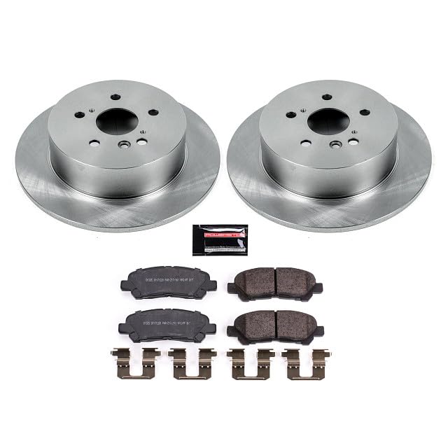 PowerStop Z17 ceramic pad close-up highlighting low-dust compound