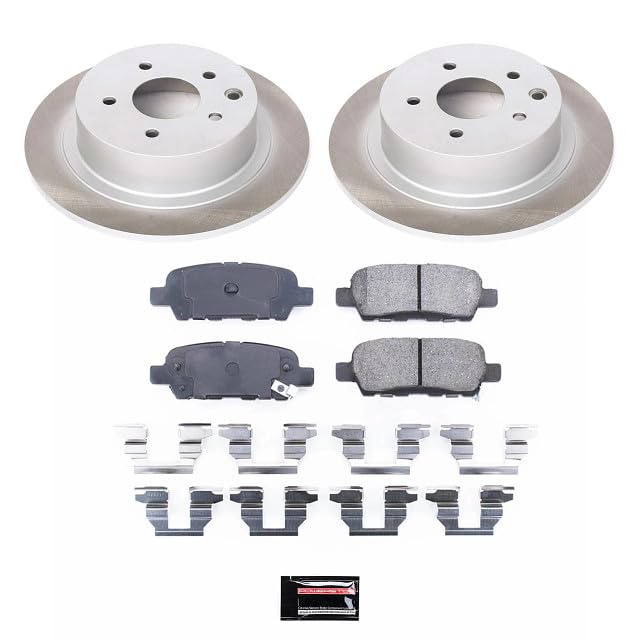 PowerStop Z17 ceramic pad close-up highlighting low-dust finish and quiet braking