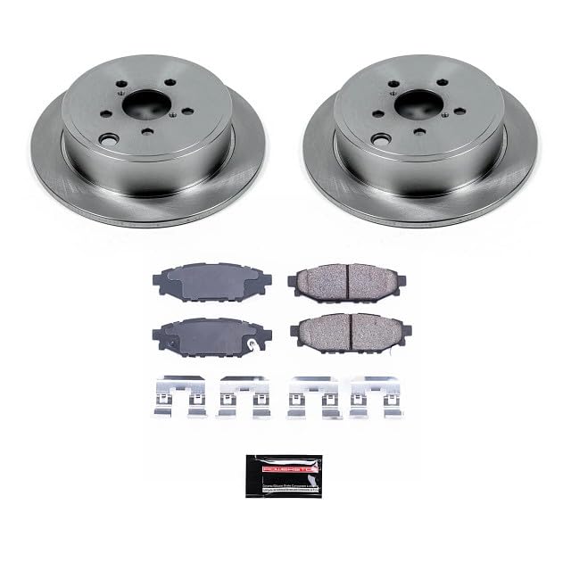 PowerStop rotor close-up showing precision-milled surface and reduced vibration benefit