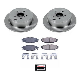 PowerStop rotor close-up showing precision-milled surface and reduced vibration benefit