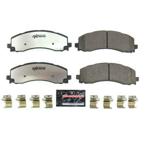PowerStop Z36 pad front profile displaying shape for direct-fit and improved bite