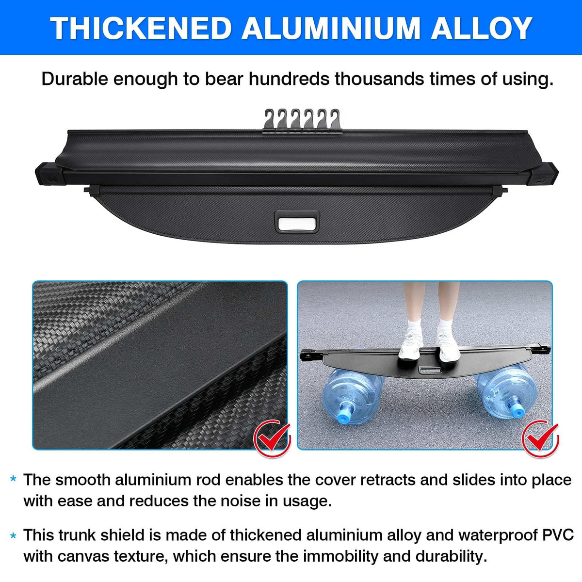 Powerty extra flap detail behind rear seats sealing gap for full coverage