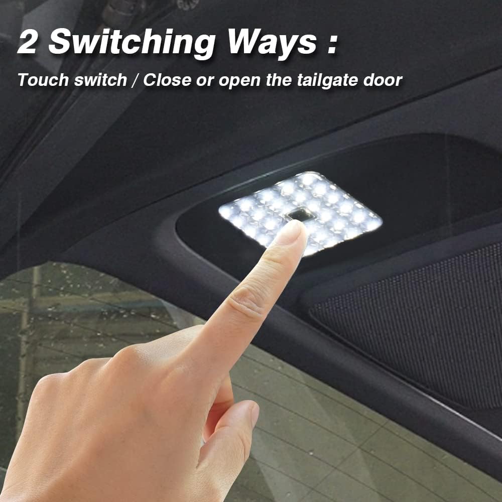Powerty installed in Sienna tailgate, brand lighting improves cargo clarity