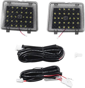Powerty front view of cargo LED lights showing clean design and improved visibility