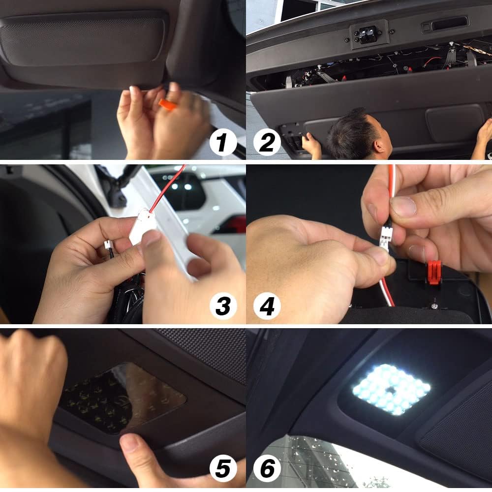 Powerty size scale with ruler, compact LED modules for non-destructive fit