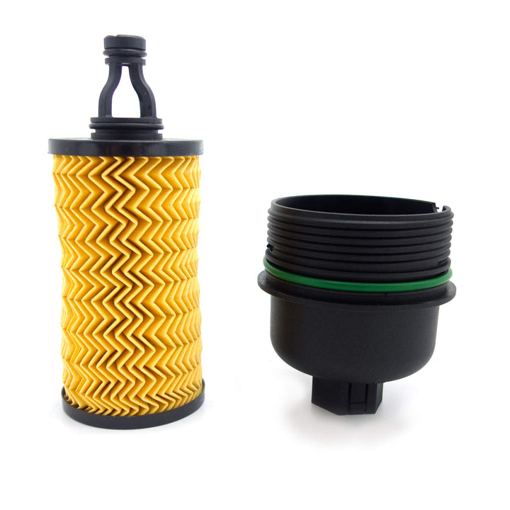 POWERWORKS front view of 311401 oil filter kit showing complete packaging and fit