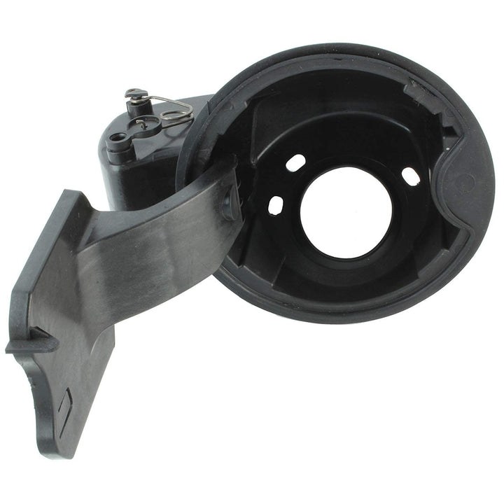 POWERWORKS front view of fuel door housing pocket showing fit and finish