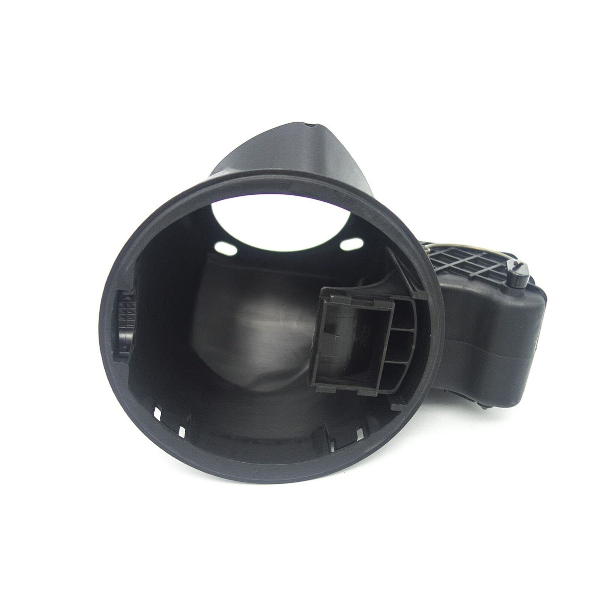 POWERWORKS hinge close-up highlighting stainless-steel durability and smoother operation
