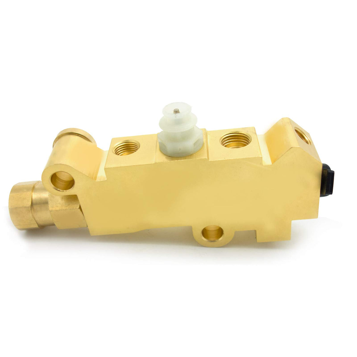 POWERWORKS brass close-up highlighting corrosion-resistant material and durability