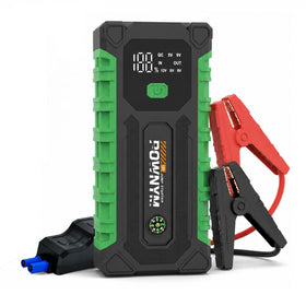 Pownym front view of jump box showing compact design and brand advantage