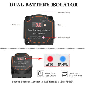 POWO Carlife connection terminals detail with labeled posts for secure wiring and reliability