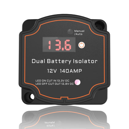 POWO Carlife front view of isolator showing compact body and connectors for safe installation