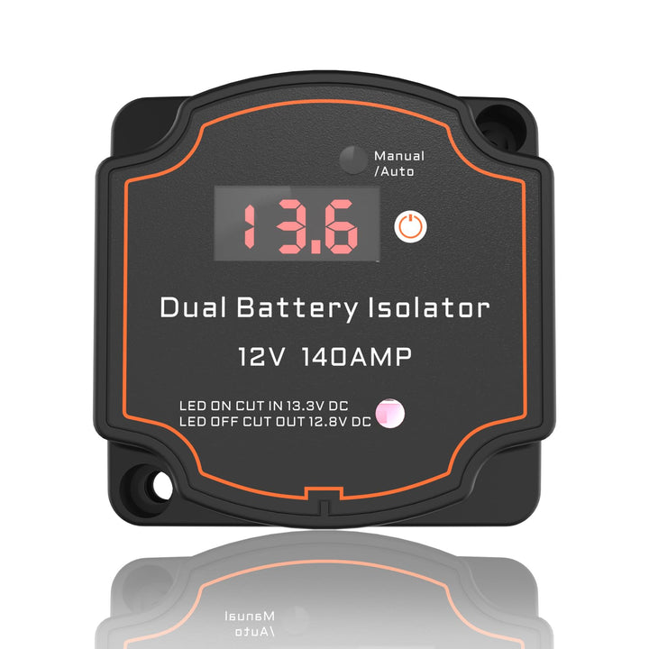 POWO Carlife front view of isolator showing compact body and connectors for safe installation