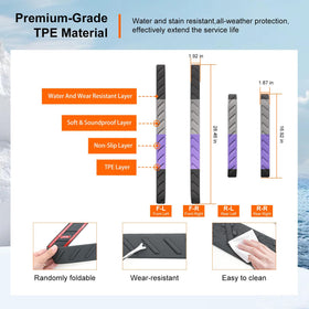 powoq adhesive backing detail showing strong peel-and-stick bond