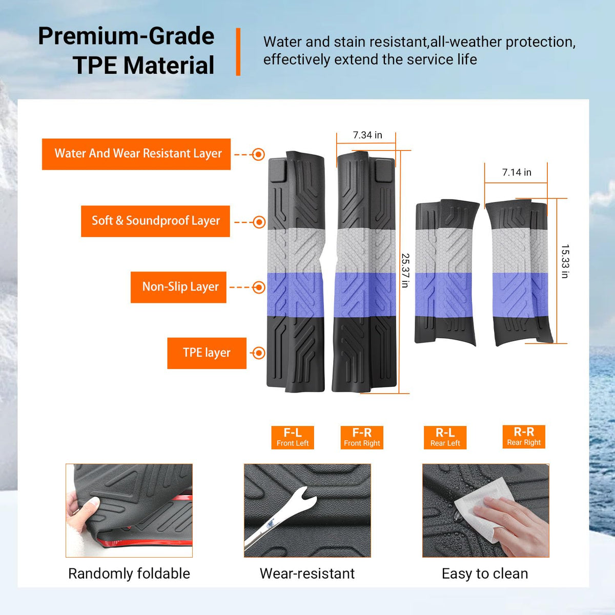 powoq adhesive backing and install process for strong long-lasting bond
