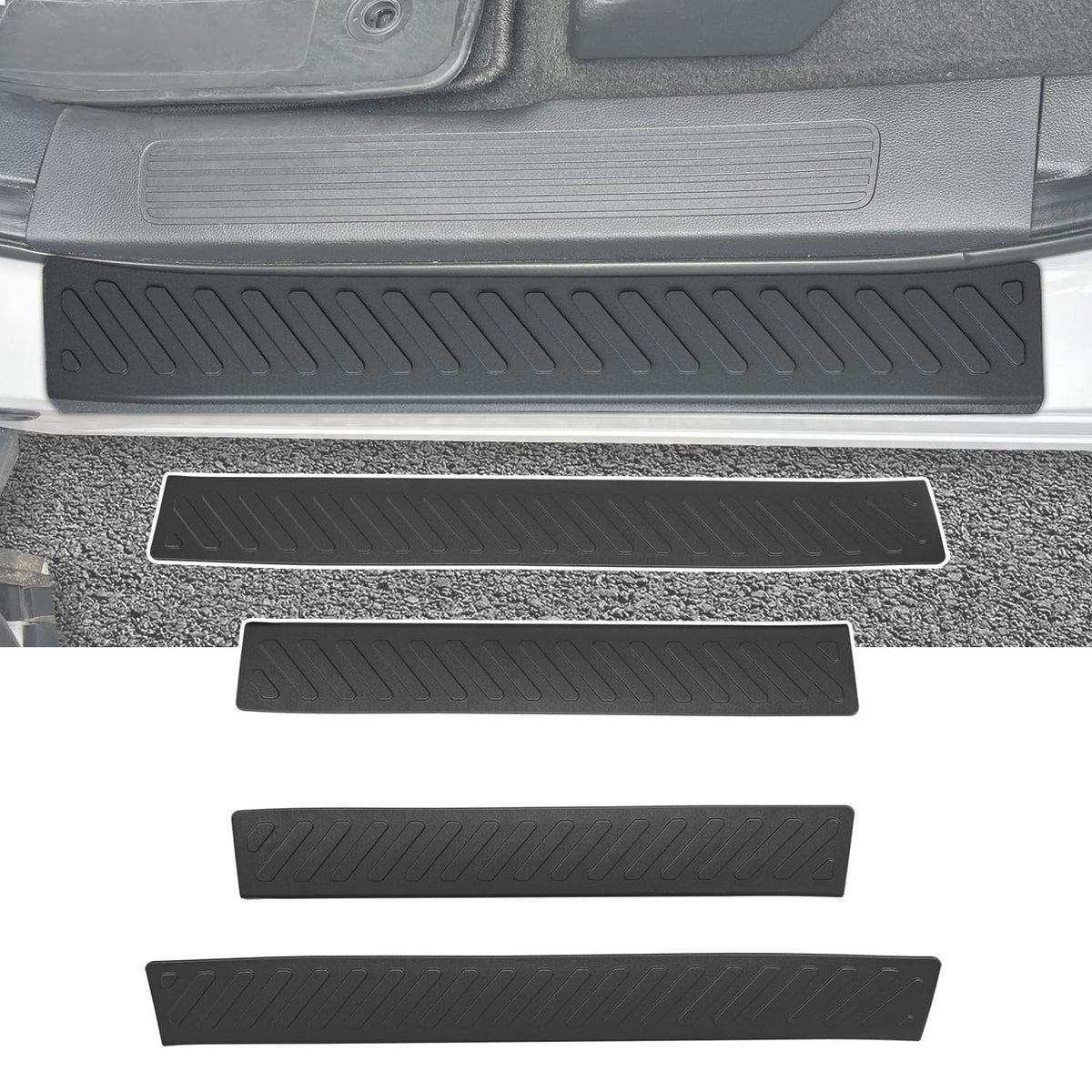 powoq front packaging showing protector set and included adhesive benefit protection
