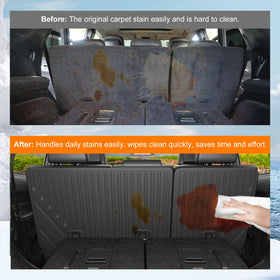 powoq installed backrest protector in Durango showing precise vehicle fit