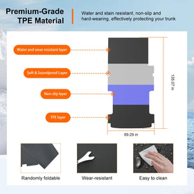 powoq edge contour detail illustrating precise fit to vehicle floor