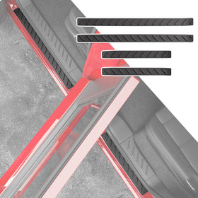 powoq front sill guard packaging showing complete 4-piece kit and benefits