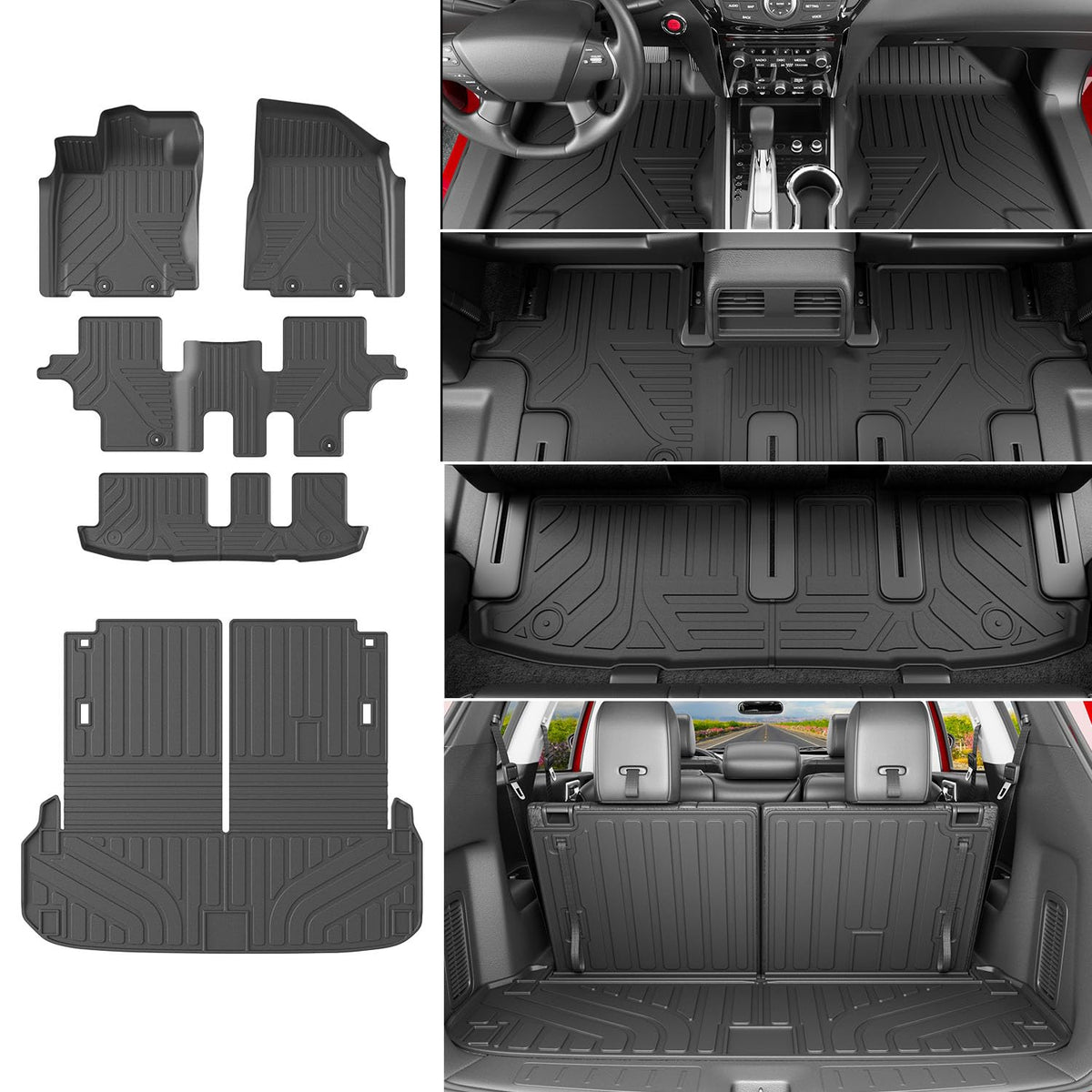 powoq front view installed in Pathfinder showing full trunk protection and neat finish