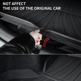 powoq trunk mat installed in Honda Civic trunk protecting carpet