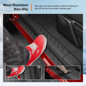 powoq installed rear sill on GMC Canyon reducing scuffs and wear