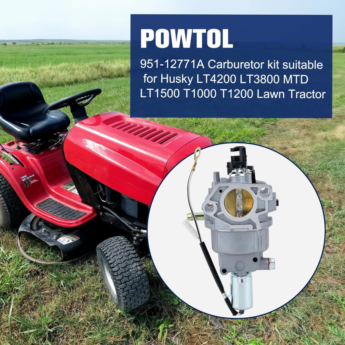 Powtol float bowl detail displaying zinc plating and corrosion resistance
