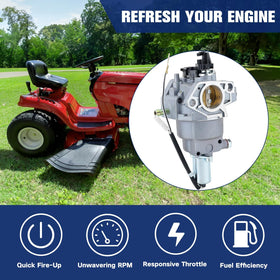 Powtol carburetor in garage setup with tools showing ready-to-install convenience