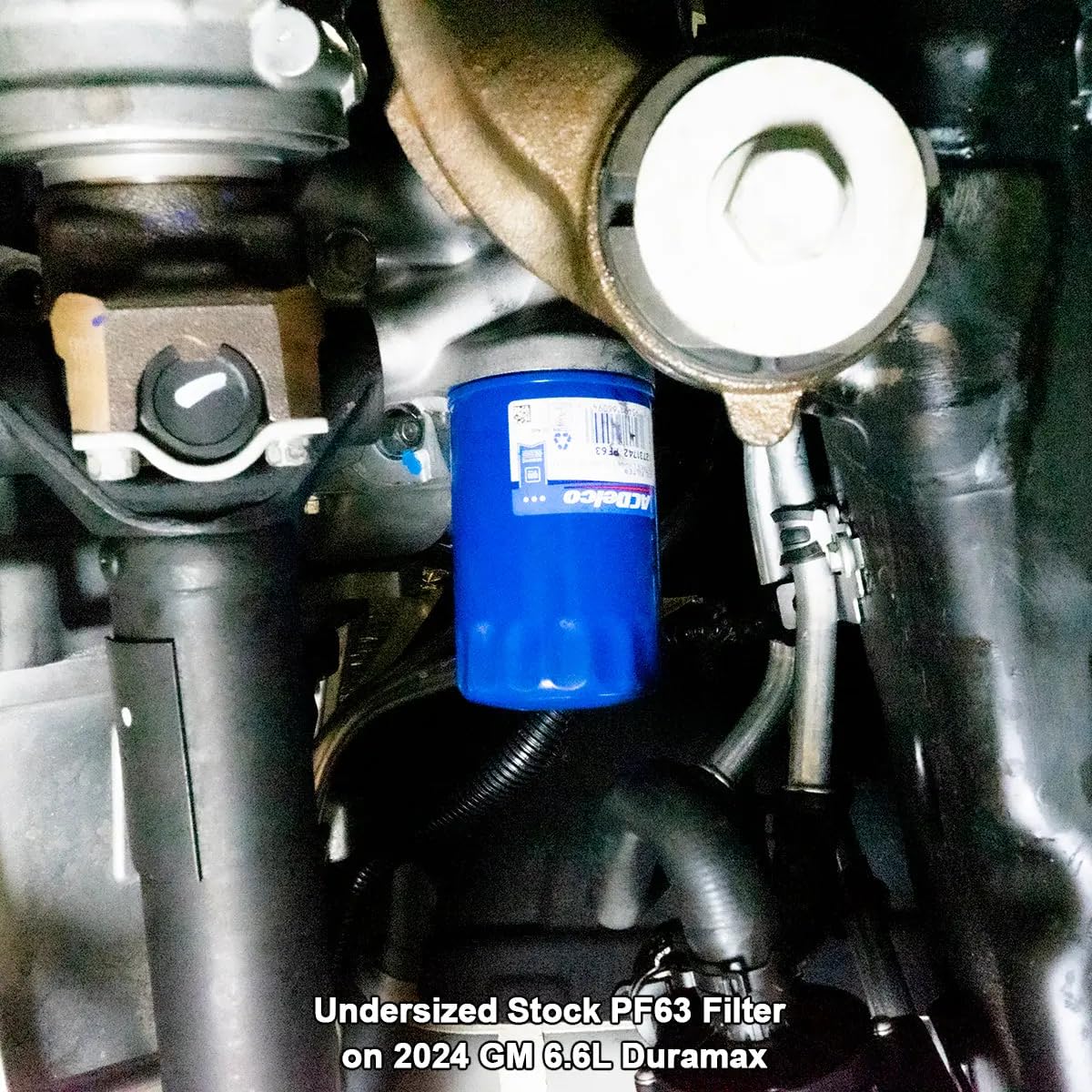 Pacific Performance Engineering threaded baseplate detail showing thicker plate and enlarged oil passages